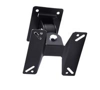 TV Bracket, Staffa di montaggio nera girevole a 360 gradi con foro universale for rotazione salvaspazio TV a schermo piatto,parts
