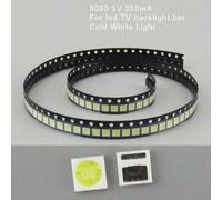 TV Controluce Striscia Barra Riparazione 100Pcs 3030 per 3v 12000-15000K Cool