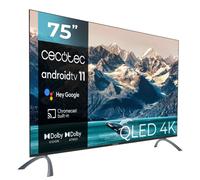 TV Coocaa QLED VQU20075S 75" 4K UHD Android TV Google Assistant Chromecast Dolby Vision Atmos