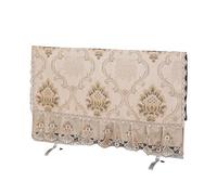 TV Cover Copri TV 32"37" 40 "42" 43 "55" Il coperchio antipolvere con superficie curva for LCD da 65" non può essere rimosso all'avvio. Coperchio del monitor 32 della(Golden Lily coffee,47inch)