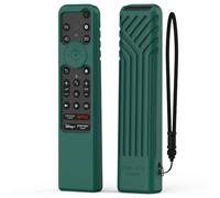 TV Custodia in Silicone per Sony Custodia RMF-TX800P TX800U TX800C TX900U TX900C TX900P Per Sony XR X95K X90K A80K 4K OLED TV Telecomando Silicone Copertura Luminosa (verde scuro)