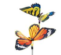 TV Das Original 05746 - Set di 2 farfalle a energia solare