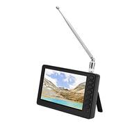 TV Digitale Portatile, HD 1080P da 5 Pollici con Interfaccia Ricca e Supporto per Staffa TV Analogica/ATV/radio FM, Supporto per Formati Video Multipli, per Cucina, Auto
