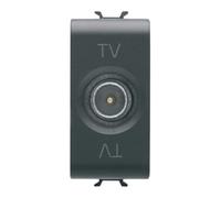 PRESA TV DIRETTA CONNETTORE MASCHIO GEWISS CHORUS NERO GW12361