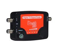 TV Finder Display LED Antenna Portatile Misuratore di con Bussola Allarme Buzzer Microprocessore Controllato Affidabile Preciso del Segnale Lettura Intuitiva Compatto Leggero Conveniente da Usare