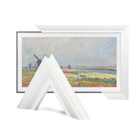 TV Guard Cornice per TV, compatibile con Samsung The Frame TV, 32 pollici, bianco moderno, adatto per televisori a parete