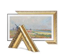 TV GUARD Cornice TV per Samsung The Frame - Vestibilità perfetta, senza interferenze, compatibile con la modalità d'arte (oro rustico, 43 pollici)