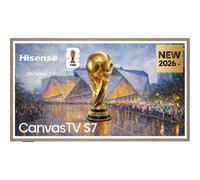 Hisense Canvas TV QLED 144Hz 55" 4K 55S7S, Hi-Matte Display, Audio 2.0.2 Tuned by Devialet, VIDAA OS, Dolby Vision IQ, Native 144Hz Game Mode, Art Gallery, 4 HDMI 2.1, Wifi, Bluetooth, AirPlay