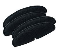 TV Il nostro originale vitalmaxx tallone cuscino, Nero - tallone imbottito, 1er Pack (1 X 4 pezzi)