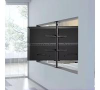 TV LCD Telaio Girevole A 360 Gradi Supporto Da Pavimento Staffa Girevole Per Parete Divisoria Base Girevole Per Mobile TV, Supporto Da Soffitto Per TV Orientabile Con Inclinazione Regolabile(60-85cm)