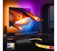 TV LED Retroilluminazione Music SYNC RGB Luci LED Che Cambiano Colore, Luci A LED per TV con Hdmi SYNC Box, Controllo App TV LED Strip Lights SYNC, 65inch Four Sides