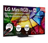 TV LG MiniLED 65MRGB87B6B 65" 4K UltraHD 120Hz Smart TV WebOS Dolby Vision Atmos Gaming