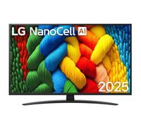 TV LG NanoCell 43NANO81A3A 43" 4K UltraHD 60Hz Smart TV WebOS HDR10 Chromecast AirPlay2