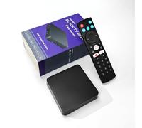 tv M5 Smart TV box 2025, Android 10.0 Internet 2G/16G, WiFi6 Strong BT Voice Isolation Remote Control
