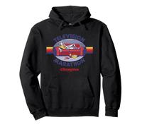 TV Marathon Champ Sarcastic Retro Vintage Funny Adult Humor Felpa con Cappuccio