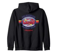TV Marathon Champ Sarcastic Retro Vintage Funny Adult Humor Felpa con Cappuccio