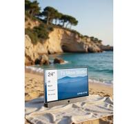 TV MOVE STUDIO - Smart TV Portatile 24" Con Batteria E Schermo Antiriflesso Bianco