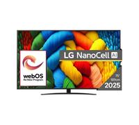 TV LG NanoCell 75NANO81A3A 75" 4K UltraHD 60Hz Smart TV WebOS HDR10 Chromecast Alexa