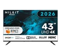 TV Nilait LED 43UD7004SWOS 43" 4K UltraHD 60Hz Smart TV WebOS HDR10 Dolby Audio