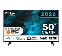 TV Nilait LED Prisma 50UD7004SWOS 50" 4K UltraHD 60Hz Smart TV WebOS HDR10
