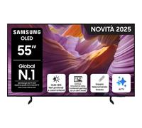 Samsung 55" OLED S85F 4K Vision AI Smart TV (2025), Graphite