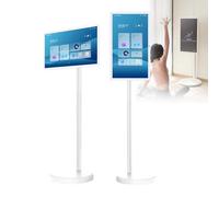 TV portatile Rolling TV, touch screen wireless 1080p con display IPS FHD, doppi altoparlanti, batteria più grande fino a 6 ore, frequenza di aggiornamento 60 Hz, 21,5 pollici, memoria 128 GB