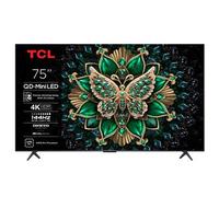 TV QD-Mini LED Tcl 75C69K 191 cm 4K UHD 2025 Alluminio spazzolato - Nouvo
