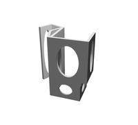 TV Remote Holder Mount for Displays up to 12mm with Universal Hook Design