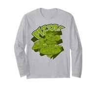 TV retrò TMNT Turtle Power Best Friends Pizza Time LOL Pose Maglia a Manica