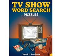 TV Show Word Search: Large Print Retro Television Puzzles: Classic Sitcoms and Pop Culture Trivia for Adults and Seniors