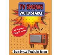 TV Shows Word Search: Brain Booster Puzzles for Seniors | Relax and Unwind with TV-Themed Word Challenges
