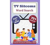 TV Sitcoms Word Search Book: A word find puzzle book inspired by TV sitcoms for Adults, Seniors, and Teens.