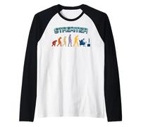 TV-Streaming Evolution TV TV-Serie Internet TV-Streamer Maglia con Maniche Raglan