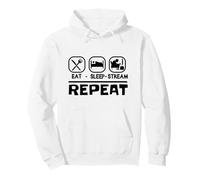 TV-Streaming Stream-Repeat TV-Serie Internet TV-Streamer Felpa con Cappuccio