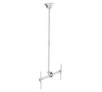 TV Supporto Da Parete 37-70 Pollici Altezza Regolabile Estrazione Bianco LED LCD