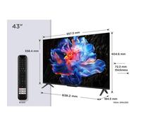 TV T LED 43V6C 43" 4K Smart TV WiFi Metallic