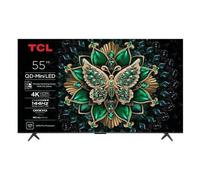 TCL Serie C69K Smart TV QD-MiniLED 4K 55" 55C69K, 144Hz, audio Onkyo 2.1, Dolby Vision IQ & Atmos, Google TV