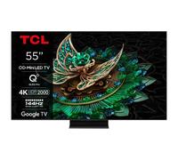 TV TCL QD-Mini LED C79K 55" 4K Smart TV Google TV WiFi Metallico