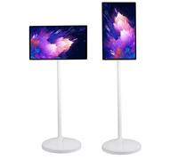 TV touch screen wireless portatile, display IPS FHD da 24 pollici, 1080P, supporto rotante, durata della batteria 6 ore, frequenza di aggiornamento 60 Hz, altoparlanti integrati, memoria 8 GB + 128 GB