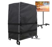 TV Trolley Cover - Dustproof Television Covers, Television Stand Cloth With Reflective Strips, Windproof Buckle Webbing TV Case | For Inside Living Room Apartment Garden Meeting Office Classroom