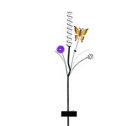 TV Unser Original 08967 - Lampada decorativa a energia solare, a forma di farfalla