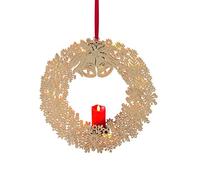 TV Unser Original christmaxx 08858 - Ghirlanda per l'Avvento con candela a LED in cera