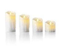 TV Unser Original, Set di candele profumate a LED in vera cera, 4 pz., aroma: Cannella
