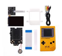 TV Version V5 OSD RIPS LCD Screen Kit &Pre-Cut Case For Game Boy GBO/DMG New