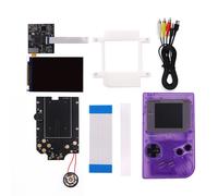 TV Version V5 OSD RIPS LCD Screen Kit &Pre-Cut Case For Game Boy GBO/DMG New