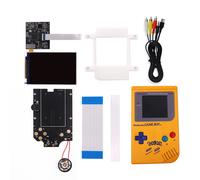 TV Version V5 OSD RIPS LCD Screen Kit &Pre-Cut Case For Game Boy GBO/DMG New