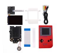 TV Version V5 OSD RIPS LCD Screen Kit &Pre-Cut Case For Game Boy GBO/DMG New