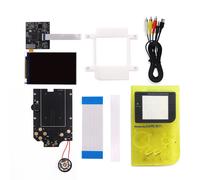 TV Version V5 OSD RIPS LCD Screen Kit &Pre-Cut Case For Game Boy GBO/DMG New