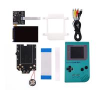 TV Version V5 OSD RIPS LCD Screen Kit &Pre-Cut Case For Game Boy GBO/DMG New
