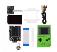TV Version V5 OSD RIPS LCD Screen Kit &Pre-Cut Case For Game Boy GBO/DMG New